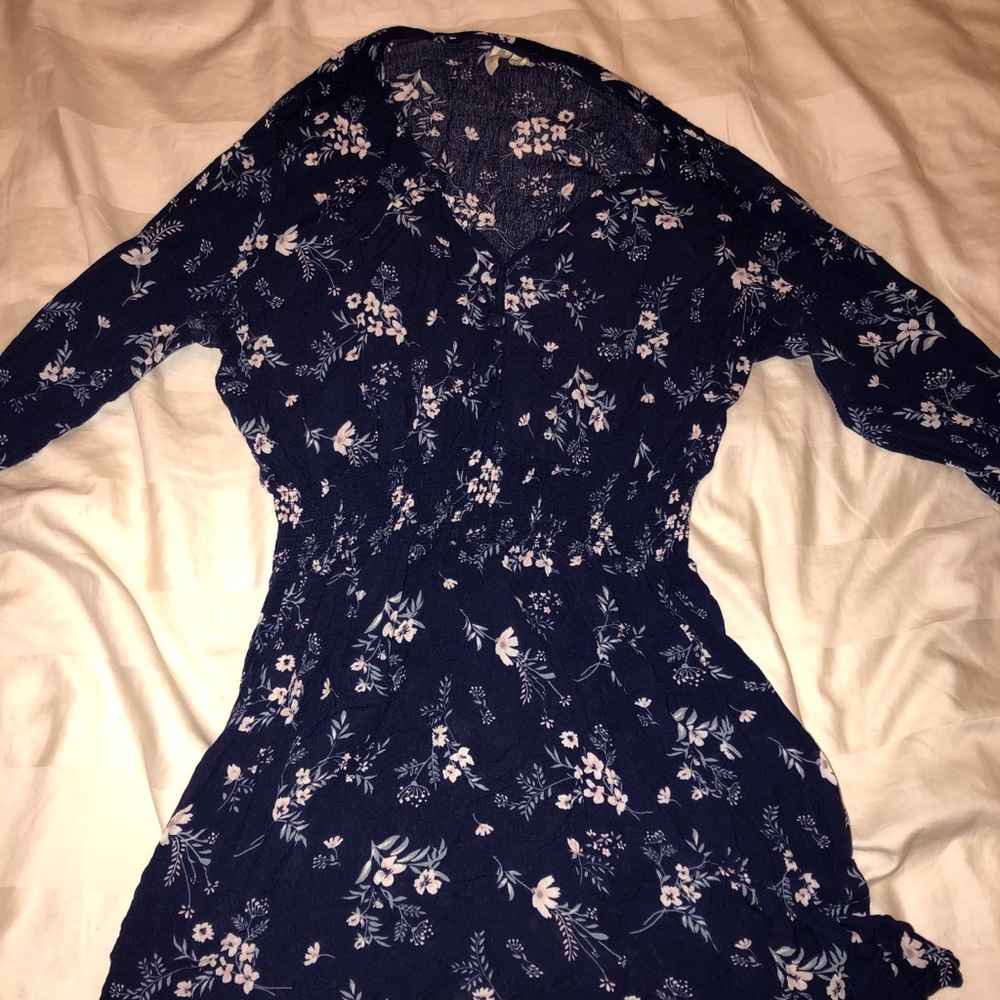 Floral Navy Dress